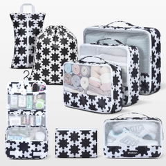 Bộ phụ kiện 8 túi STARGO Arreda - Túi tiện ích sắp xếp hành lý, đựng giày, mỹ phẩm, siêu nhẹ, trượt nước