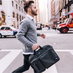 Balo / Túi Xách Laptop SOLO Downtown Duane Hybrid Black 15.6 inch