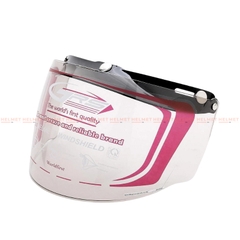 Kính bấm rời gắn mũ bảo hiểm GRS A7 - Kính 3 khuy cho MBH 1/2 3/4 đầu dễ tháo lắp, chắn gió mưa nắng bụi