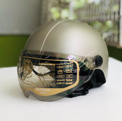 Mũ Bảo Hiểm nửa đầu có kính Asia MT-128K