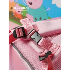 Balo Mẫu Giáo Chống Thất Lạc Cho Bé BEDDYBEAR Heo Peppa Pig Tím ZS-HEOTIM