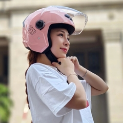 Mũ bảo hiểm 3/4 đầu EGO E-31 có kính cao cấp, độ trong suốt cao - MBH chuẩn an toàn, chắc chắn, thoáng khí