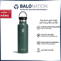 Bình giữ nhiệt Hydro Flask 21 Oz Standard Flex Cap có nắp xoay