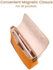 Túi Đeo Chéo Nữ Thiết Kế Thời Trang TOMTOC A0203O1 Orange - BH Cao Cấp