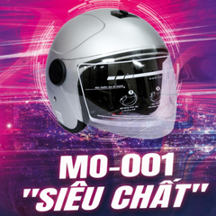 Mũ Bảo Hiểm 3/4 Có Kính PROTEC MO-001, Kiểu Dáng Mới, Gọn Nhẹ, Ôm Sát Đầu, Thời Trang