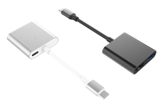 Cổng Chuyển HYPERDRIVE 4K HDMI 3-in-1 USB-C Hub For Macbook, ipad, surface, pc /Iphone 15 pro – HD259A