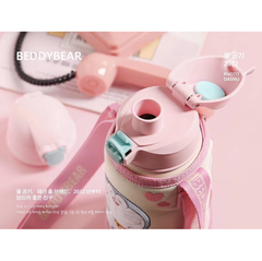 [CHÍNH HÃNG] Bình giữ nhiệt Trẻ em dung tích 630 ml- 3 nắp thay thế BEDDYBEAR RT104 - tại Balonation.vn
