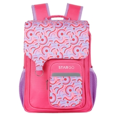 Balo học sinh STARGO Brili cho bé tiểu học lớp 3 4 5 - Nhẹ, chống gù, đai trợ lực, đứng form, đồ họa tươi sáng