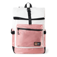 Balo teen MR VUI 1028 laptop 14 inch nắp gập dành cho học sinh sinh viên - Tối giản, vải dày dặn trượt nước