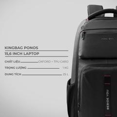 Balo Laptop 15.6 inch KINGBAG PONOS
