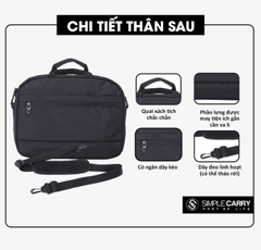 Cặp Laptop 15.6 inch SIMPLECARRY P MESSENGER
