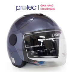 Mũ Bảo Hiểm 3/4 Có Kính PROTEC MO-001, Kiểu Dáng Mới, Gọn Nhẹ, Ôm Sát Đầu, Thời Trang