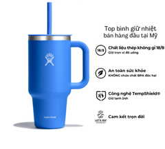 Ly giữ nhiệt Hydro Flask 32oz Around Travel Tumbler kèm ống hút