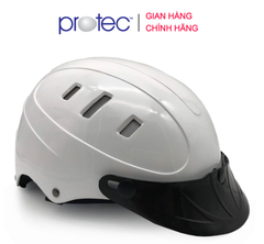Mũ Bảo Hiểm Nửa Đầu PROTEC ROSA RLW Đơn Màu - Size L, An Toàn, Thời Trang