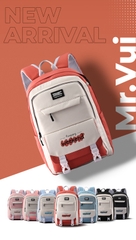 Balo Teen MR VUI 974 Thời Trang, Nhẹ Nhàng - BH Dài Hạn