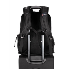 Balo laptop 17 inch LUGBRO Jamboree - Sức chứa lớn, nhiều ngăn, vải trượt nước, đai gài vali, cổng dây sạc