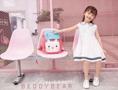 Balo Chống Gù BEDDYBEAR Cho Bé Gái Tiểu Học Thỏ Pipi Màu Hồng XS-HONG