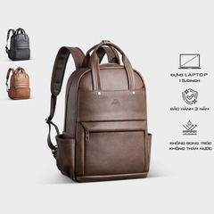 Balo da laptop 15.6 inch FADODA FBA28 phong cách công sở, da cao cấp không bong tróc, không thấm nước