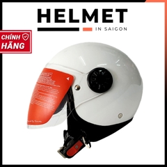 Mũ bảo hiểm 3/4 đầu SUNDA 228 có kính - MBH hiện đại, kính chắn nhiều nấc, chuẩn an toàn, chịu va đập mạnh