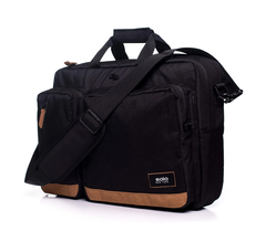 Balo / Túi Xách Laptop SOLO Downtown Duane Black Tan 15.6 inch