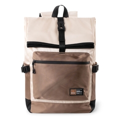 Balo teen MR VUI 1028 laptop 14 inch nắp gập dành cho học sinh sinh viên - Tối giản, vải dày dặn trượt nước