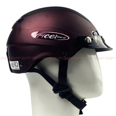 Mũ bảo hiểm 1/2 đầu GRS A102 - MBH nửa đầu gọn nhẹ chuẩn an toàn, chịu va đập mạnh, thoáng khí