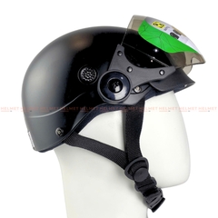 Mũ bảo hiểm 1/2 đầu có kính SOVAX S01K - MBH nửa đầu kính ngoài an toàn, gọn nhẹ, nhiều màu, che nắng gió