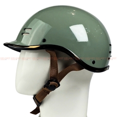 Mũ bảo hiểm cá heo 1/2 đầu SOVAX viền vàng - Gọn nhẹ, thoáng khí, MBH nửa đầu Hoằng Đạt thời trang