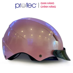 Mũ bảo hiểm nửa đầu không kính Protec VIC MH-001, thời trang, an toàn, chắc chắn, êm nhẹ
