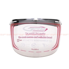 Kính bấm rời gắn mũ bảo hiểm GRS A7 - Kính 3 khuy cho MBH 1/2 3/4 đầu dễ tháo lắp, chắn gió mưa nắng bụi