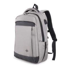 Balo laptop 15 inch MR VUI 1075 - Vải chống thấm, nhiều ngăn, có cổng USB, đai cài trợ lực, đai gài vali