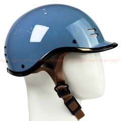 Mũ bảo hiểm cá heo 1/2 đầu SOVAX viền vàng - Gọn nhẹ, thoáng khí, MBH nửa đầu Hoằng Đạt thời trang