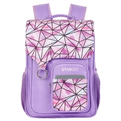 Balo học sinh STARGO Brili cho bé tiểu học lớp 3 4 5 - Nhẹ, chống gù, đai trợ lực, đứng form, đồ họa tươi sáng