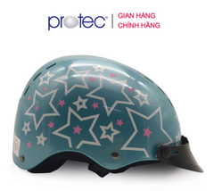 Mũ Bảo Hiểm Nửa Đầu Không Kính PROTEC ARIZONA, Thời Trang, Trẻ Trung, An Toàn