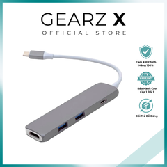 Cổng chuyển HyperDrive 4-in-1 USB-C Hub with 4K HDMI (GN22B)