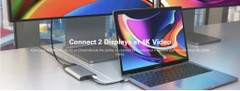 CỔNG CHUYỂN HYPERDRIVE DUAL 4K HDMI (2 MÀN HÌNH) USB-C HUB FOR MACBOOK M1/M2 HDM1