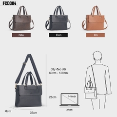 Cặp Da Công Sở Laptop 14 inch Fadoda FCD304