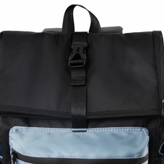 Balo teen MR VUI 1028 laptop 14 inch nắp gập dành cho học sinh sinh viên - Tối giản, vải dày dặn trượt nước