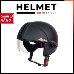 Mũ bảo hiểm 1/2 đầu kính âm ANDES 3S181 - MBH nửa đầu giấu kính chuẩn an toàn, chịu va đập