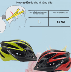 Mũ Bảo Hiểm Xe Đạp Thể Thao PROTEC WIN 002