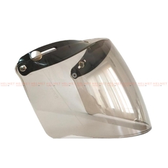 Kính bấm rời gắn mũ bảo hiểm GRS A7 - Kính 3 khuy cho MBH 1/2 3/4 đầu dễ tháo lắp, chắn gió mưa nắng bụi