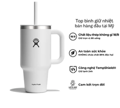 Ly giữ nhiệt Hydro Flask 32oz Around Travel Tumbler kèm ống hút
