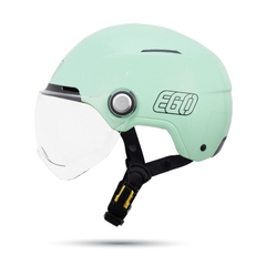 Mũ bảo hiểm 1/2 đầu EGO E-22 có kính - MBH nửa đầu cứng cáp, thoáng khí, có núm tăng chỉnh size linh hoạt