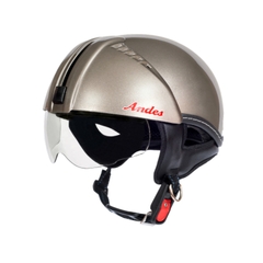 Mũ bảo hiểm 1/2 đầu kính âm ANDES 3S181 - MBH nửa đầu giấu kính chuẩn an toàn, chịu va đập