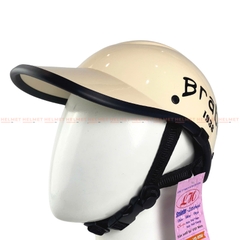 Mũ bảo hiểm lưỡi trai khoét đuôi 1/2 đầu LH Brabas 1938 - MBH kết nửa đầu nữ gọn nhẹ, năng động, che nắng