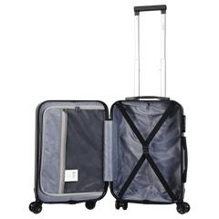 [CHÍNH HÃNG] Vali kéo nhựa STARGO Brillant size S xách tay cabin 20 inch, khóa 3 số, có móc treo, vách chống đổ, đai chữ X