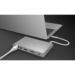 Cổng Chuyển Đổi HYPERDRIVE ULTIMATE 11 Cổng USB-C HUB Cho MacbookPro/Laptop/PC - GN30