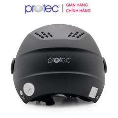 Mũ bảo hiểm 1/2 đầu Có Kính PROTEC VIC, size lớn, độ che phủ sâu hơn
