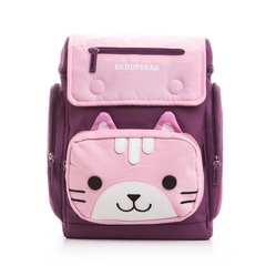 Balo Chống Gù Lớp 1-3 BEDDYBEAR Cho Bé Gái Tiểu Học Thỏ Pipi Màu Tím BJX-XS-002-TIM