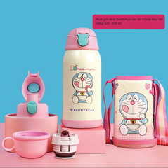 [CHÍNH HÃNG] Bình giữ nhiệt Trẻ em dung tích 630 ml- 3 nắp thay thế BEDDYBEAR RT104 - tại Balonation.vn